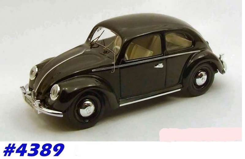 Volkswagen Beetle 1949 black 1/43 Rio NEW+boxed   #4389 instant wheels