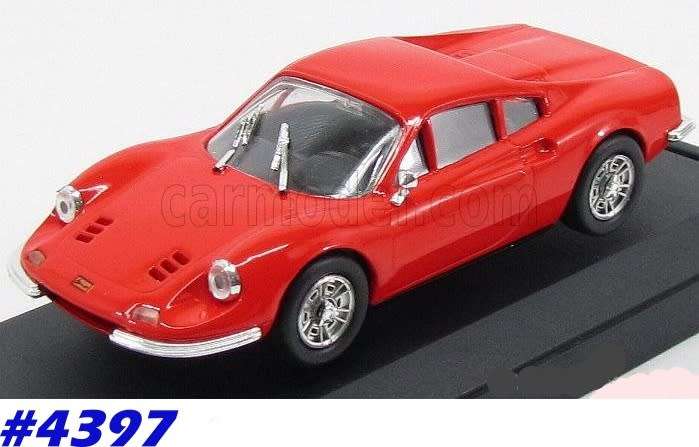 Ferrari Dino GTB 1968 RED 1/43 Vitesse in original showcase   #4397 instant wheels