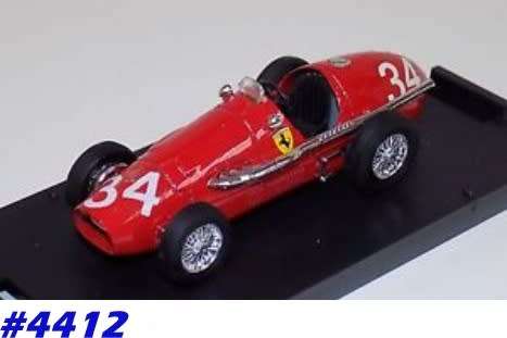 Ferrari 500 F2 1951-1953 red 1/43 Brumm NEW+showcased #4412 instant wheels