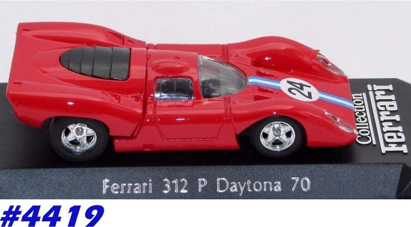 Ferrari 312 P Daytona 1970 #24 red 1/43 Solido NEW+orig. showcased #4419 instant wheels