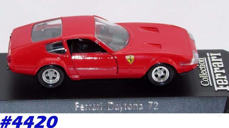 Ferrari Daytona 1972 red 1/43 Solido NEW+showcased #4420 instant wheels
