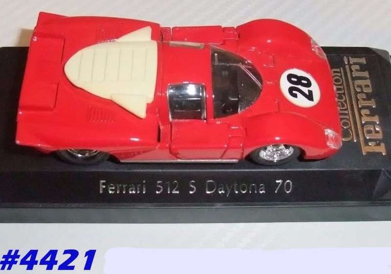 Ferrari 512 S Daytona 1970 red 1/43 Solido NEW+orig. showcased  #4421 instant wheels