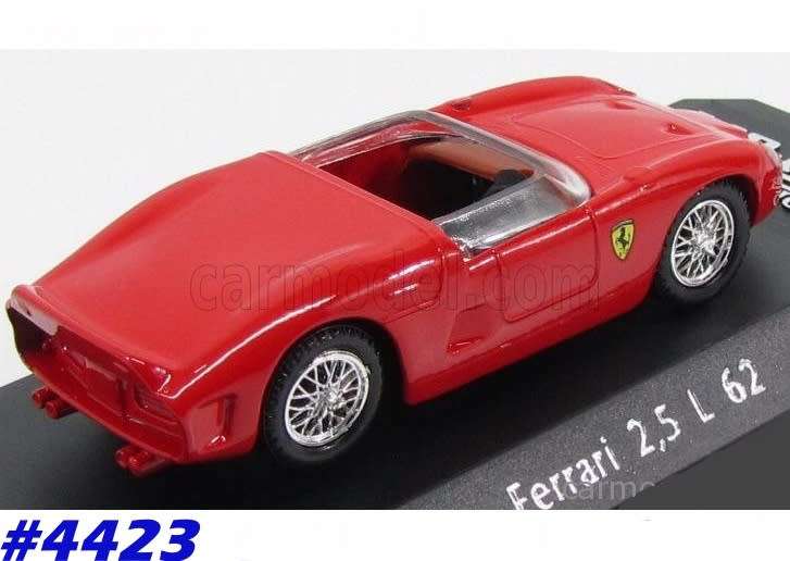 Ferrari 2,5 L 1962 red 1/43 Solido NEW+original showcase  #4423 instant wheels
