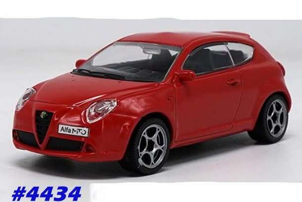 Alfa Romeo Mito 2010 red 1/43 Welly NEW+boxed  #4434 instant wheels