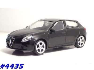 Alfa Romeo Giulietta 2010 black 1/43 MondoMotors NEW+boxed  #4435 instant wheels