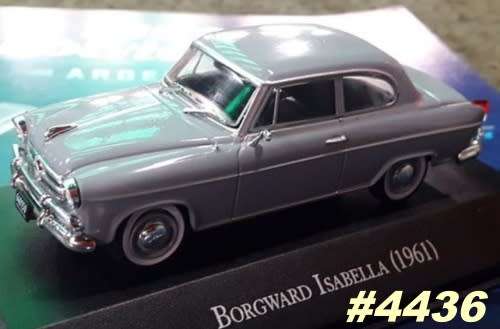 Borgward Isabella 1961 light grey 1:43 IXO/Salvat NEWinBlister *4436 instant wheels