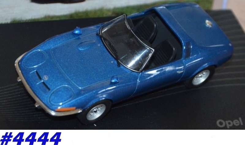 Opel Aero GT 1969 blue-met 1/43 IXO NEW+boxed   #4444 instant wheels