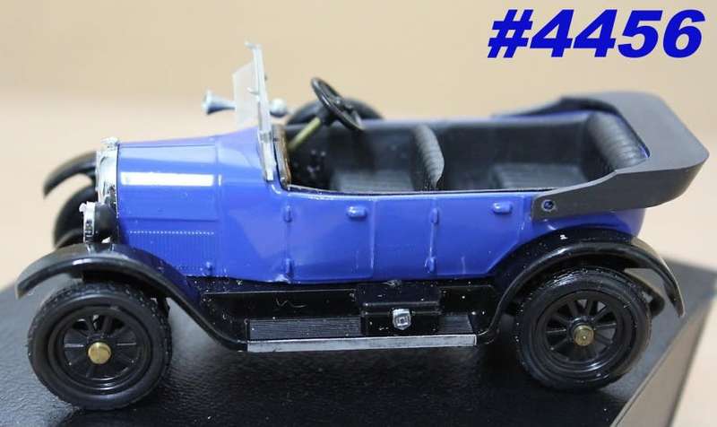 Fiat Torpedo Lusso 1918 blue 1/43 RIO NEW+showcased  #4456 instant wheels