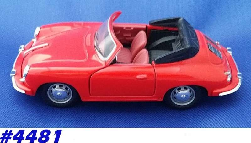 Porsche 356A Cabriolet 1965 red 1/43 Schuco NEW+showcased  #4481 instant wheels