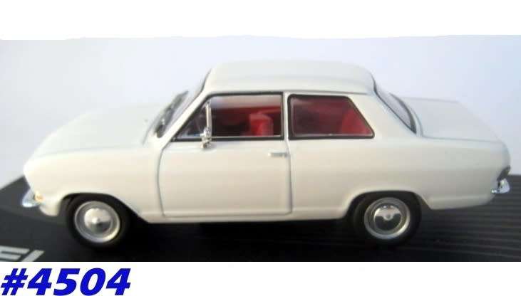 Opel Kadett 1965/73 white 1/43 IXO NEW+boxed  #4504 instant wheels