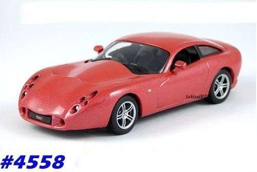 TVR Tuscan T440R 1999 red-met 1/43 IXO NEWinBlister  #4558 instant wheels