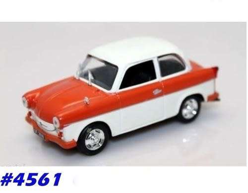 Trabant P50 1959 red+white 1/43 IXO NEWinBlister   #4561 instant wheels