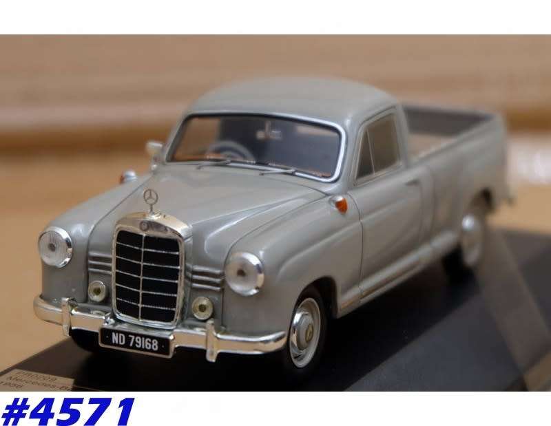 Mercedes-Benz 180D (W120) Bakkie 1956 grey 1/43 PremiumX NEW+boxed   #4571 instant wheels