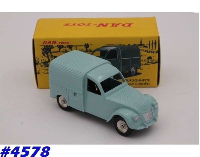 Citroen 2CV Fourgonnette Van 1948 lt.blue 1/43 IXO NEW+boxed  4578 instant wheels