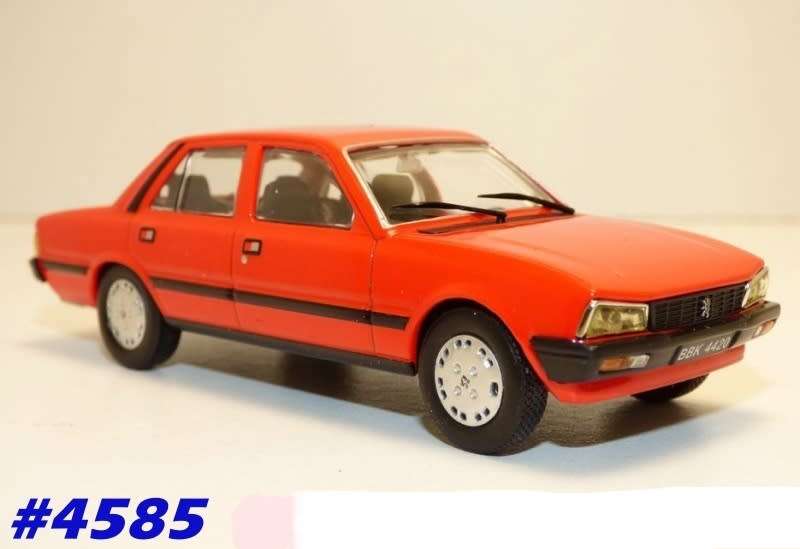 Peugeot 505 1984 red 1/43 IXO NEWinBlister #4585 instant wheels