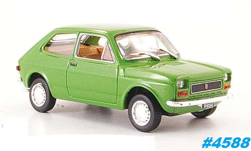 Fiat 127, 1971 1/43 green IXO NEWinBlister  #4588 instant wheels