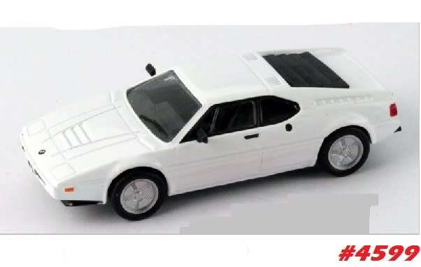 BMW M1 Series white 1/43 IXO NEWinBLISTER  #4599 instant wheels