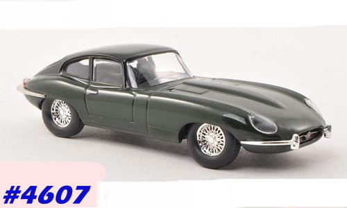 Jaguar E-Type series 1 1962 brit. racing green 1/43 IXO NEW  #4607 instant wheels