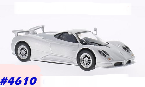 Pagani Zonda C12S 1999 silver 1/43 IXO NEW+boxed #4610 instant wheels