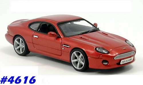 Aston Martin DB7 GT, 1996, red, 1/43 IXO NEW+boxed #4616 instant wheels