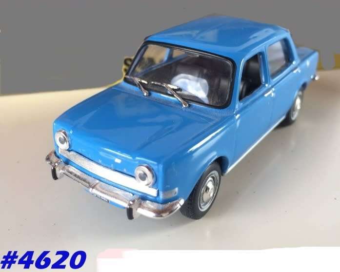 Simca 1000 1967 blue 1/43 IXO NEWinBlister  #4620 instant wheels