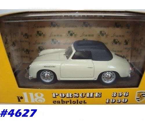 Porsche 356 Cabriolet 1950 off-white 1/43 Brumm NEW+boxed  #4627 instant wheels