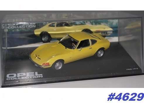 Opel GT 1973 signal-yellow 1/43 Schuco NEW+boxed  #4629 instant wheels