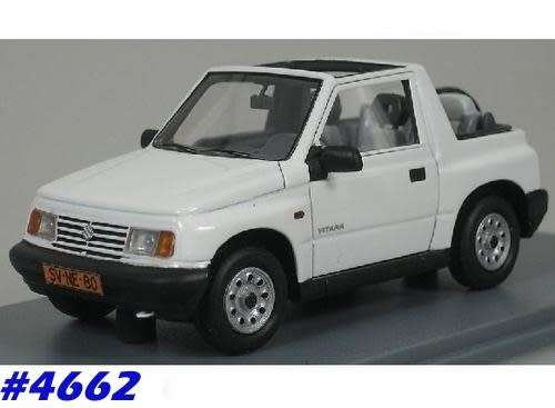 Suzuki Vitara 1.6 JLX 1995 Convertible white 1/43 NEO NEW+boxed  #4662 instant wheels