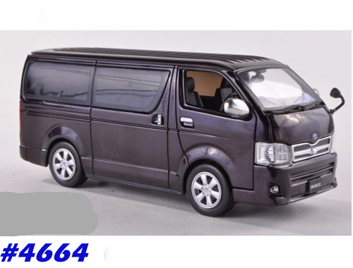 Toyota HiAce Super GL 2012 dk.blue-met 1/43 J-Collctn NEW  #4664 instant wheels
