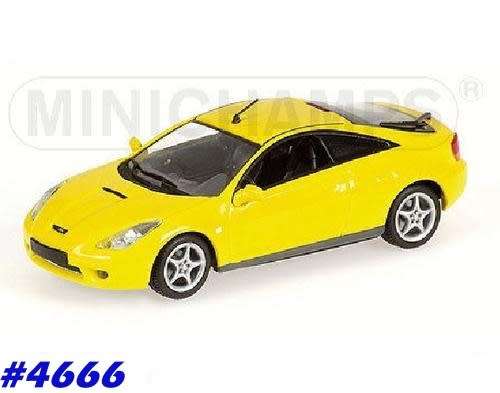 Toyota Celica E23 2000 1/43 Minichamps NEW+boxed  #4666 instant wheels