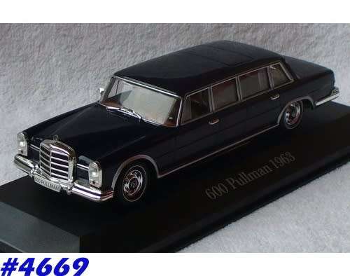 Mercedes-Benz 600 Pullman W100 1963 1/43 IXO NEW+boxed  #4669 instant wheels