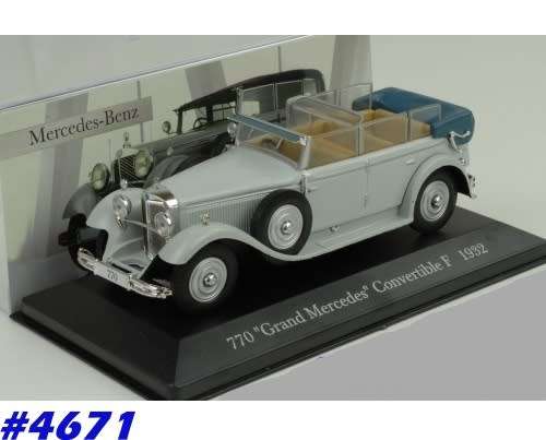 Mercedes-Benz 770 W07 1932 1/43 IXO NEW+boxed  #4671 instant wheels
