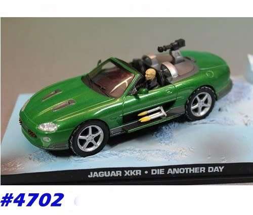 Jaguar XKR - Bond -Die another Day- 1/43 IXO NEW+boxed  #4702 Instant wheels