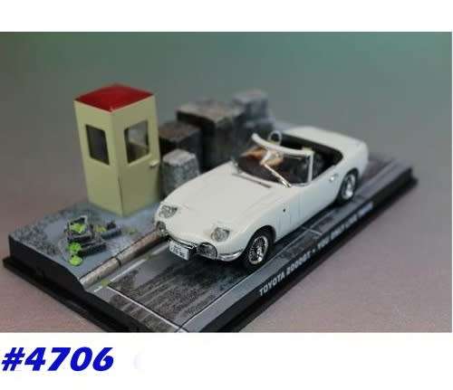 Toyota 2000GT JBond U Only Live Twice 1/43 IXO NEW+boxed  #4706 instant wheels