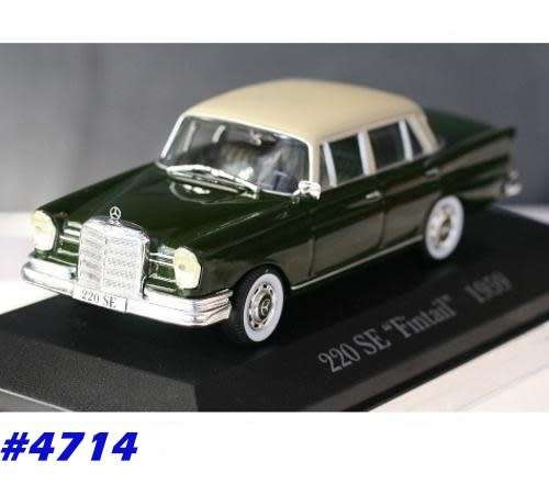 Mercedes-Benz 220 SE FINTAIL 1959 1/43 IXO NEW+boxed  #4714 instant wheels