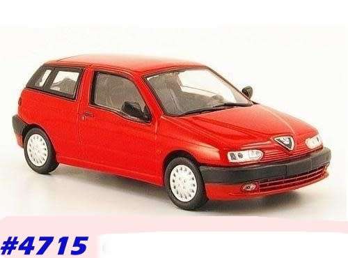 Alfa Romeo 145 CIVT Presentazione red 1997 1/43 PEGO NEW+boxed  #4715 instant wheels
