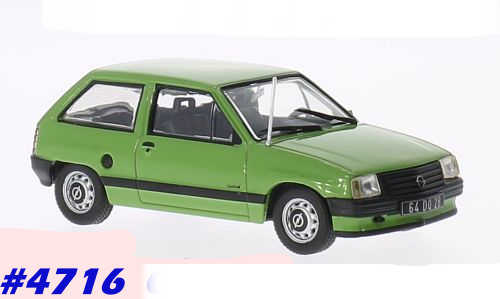 Opel Corsa 1982 green 1/43 IXO NEWinBlister  #4716 instant wheels