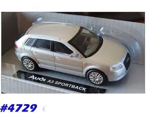 Audi A3 Sportback 2012 silver 1/43 NewRay NEW+boxed  #4729 instant wheels