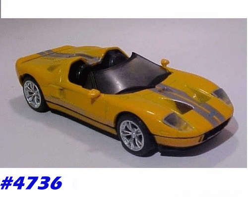 Ford GTX1 orange-met 2006 1/43 NewRay NEW+boxed  #4736 instant wheels