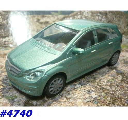 Mercedes-Benz B-Class 2006 green-met 1/43 NewRay NEW+boxed  #4740 instant wheels