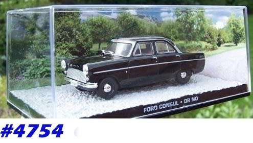 Ford Consul Mk.II 1962 JBond 007 1/43 IXO NEW+boxed   #4754 instant wheels
