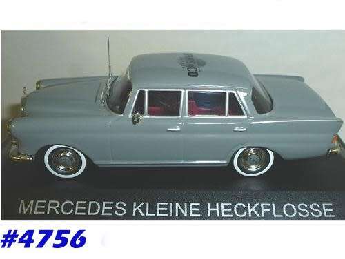 Mercedes-Benz Kleine Heckflosse 1965 grey 1/43 NEW+boxed #4756 instant wheels
