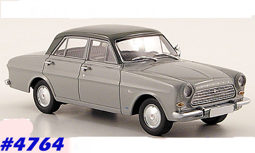 Ford Taunus 12M (P4) 1962 2-tone-grey 1/43 Minichamps NEW+Boxed #4764 instant wheels