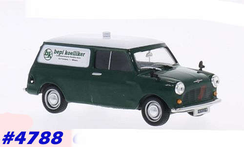 Mini Austin 850 Van 1968 Bebi Koelliker 1/43 IXO NEW+boxed  #4788 instant wheels