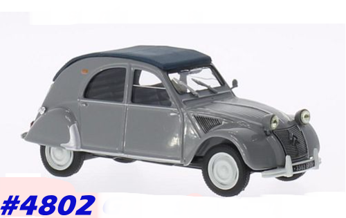 CITROEN 2CV 1954 grey 1/43 IXO NEWinBlister  #4802  instant wheels