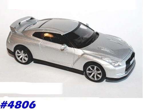 NISSAN GT-R silver 2007 1/43 IXO NEW+boxed   #4806 instant wheels