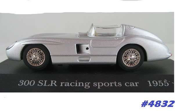 Mercedes-Benz 300 SLR 1955 Racer 1/43 IXO NEW+boxed  #4832 instant wheels