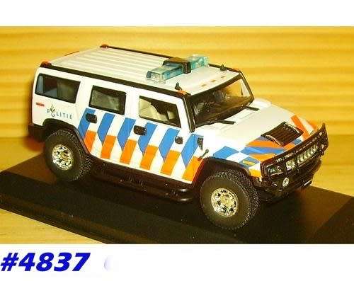 Hummer H2 (NL-Politie) 2009 1/43 Norev NEW+boxed  #4837 instant wheels
