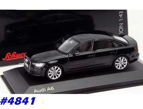 Audi A6  2011 black 1/43 Schuco NEW+boxed  #4841 instant wheels