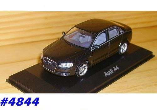 Audi A4 3.2 quattro* V6 FSI 2015 black 1/43 Minichamps NEW+boxed  #4844 instant wheels